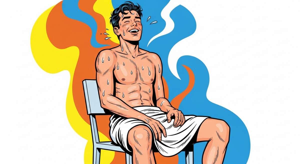 サウナ後の外気浴は「何もしない」のが正解、という話