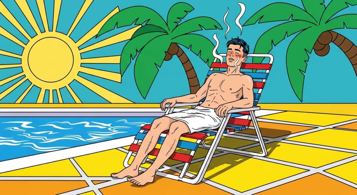 サウナ後の外気浴は「何もしない」のが正解、という話