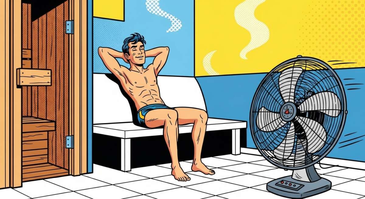 サウナ後の外気浴は「何もしない」のが正解、という話