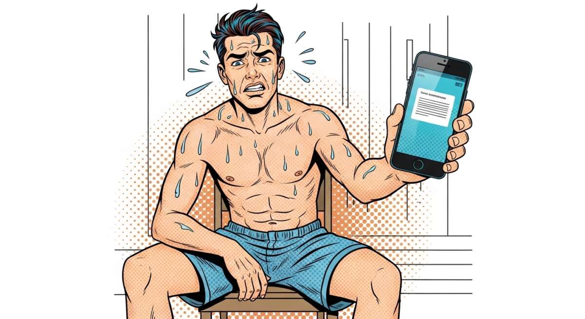 サウナ後の外気浴は「何もしない」のが正解、という話