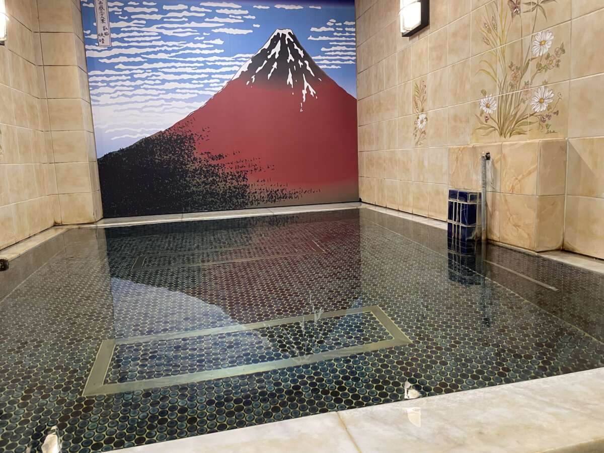スパ&カプセルイン リアルサウナ錦糸町 男性水風呂（7m天然地下水）