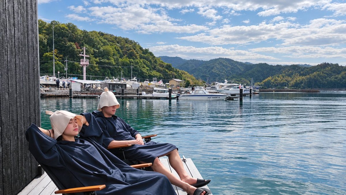 京都・天橋立の宿に海に浮かぶサウナ「UMIUKA」11月1日誕生、1便90分で水風呂は宮津湾