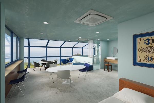 兵庫・室津「hotel ISLET setouchi」12月9日開業、全10室中7室に客室サウナ